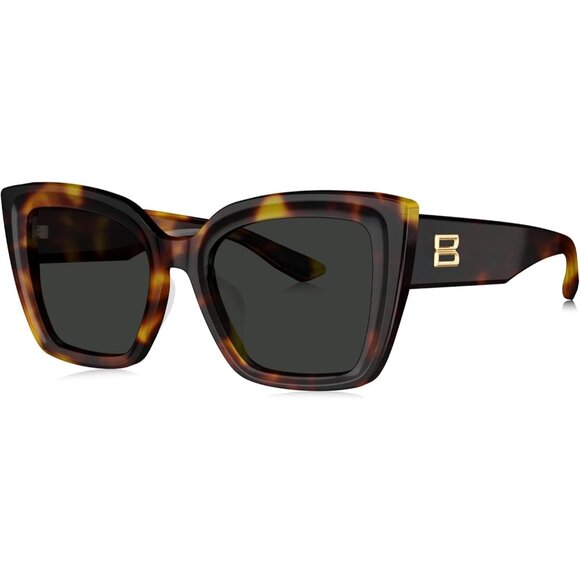 Women's Oversized Square Frame Cat Eye Exclusive Eyewear Stylish Sunglasses - Picture 1 of 7